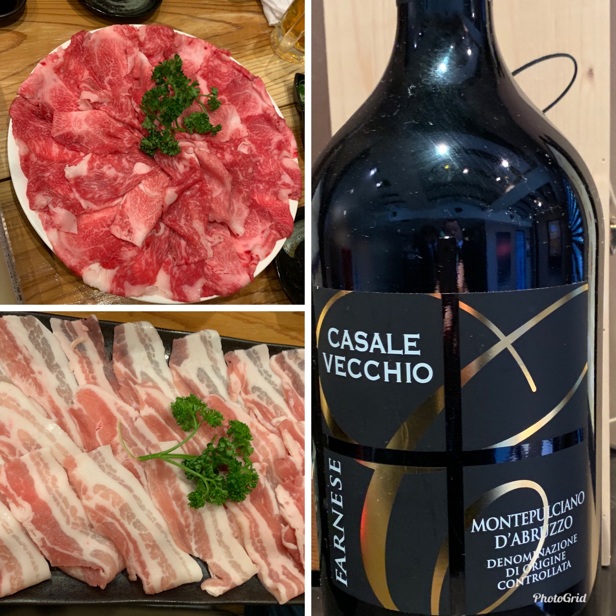 しゃぶしゃぶとワイン