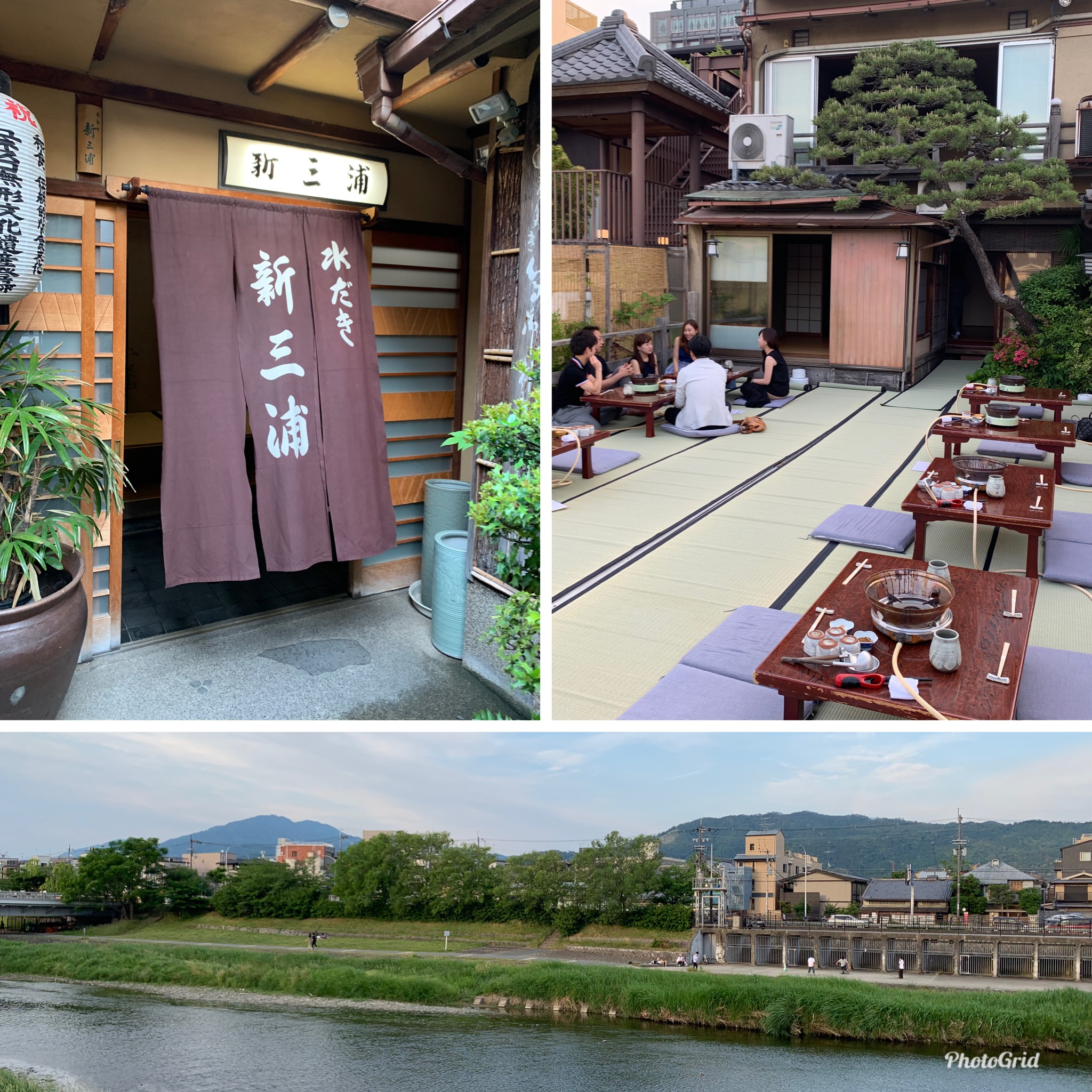 京都 鴨川沿い床料理