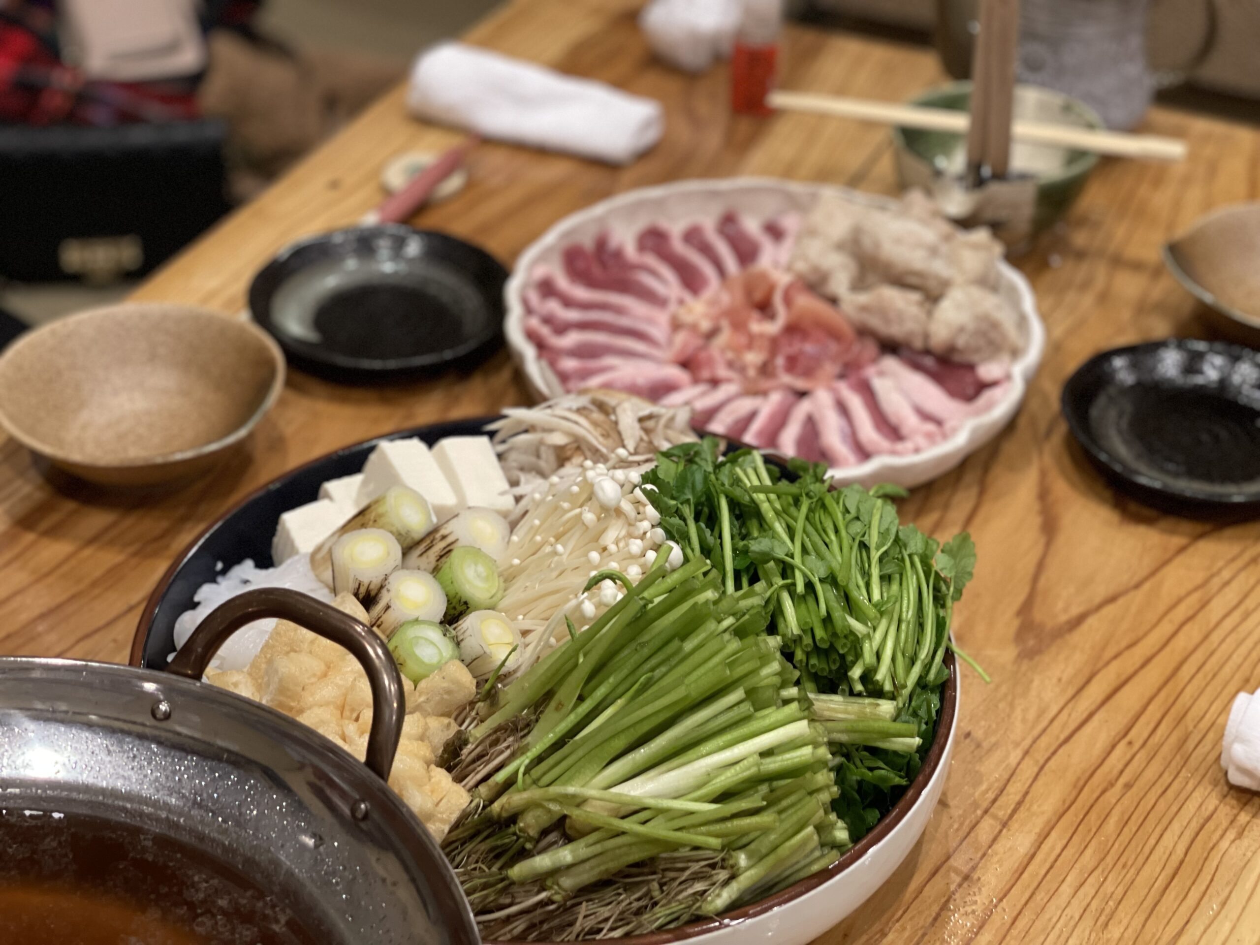 仙台名物　セリ鍋